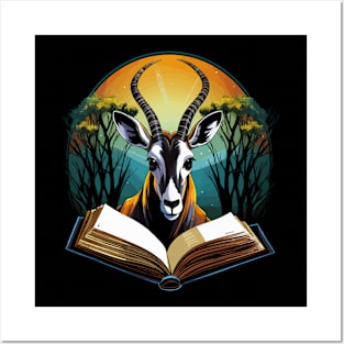 Gemsbok Reads Book Posters and Art